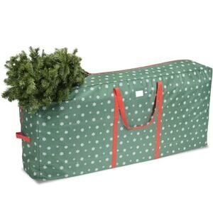 Zober X-Large Christmas Tree Storage Bag 65x15x30 Fits 9 Ft Tree, Zip w/ Handles